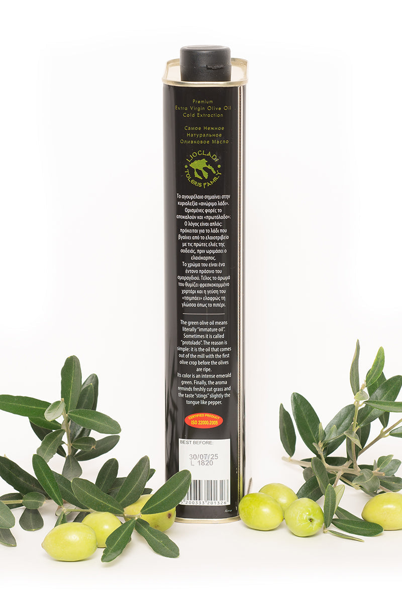 Agoureleo Premium Qualität, Ernte 2025, Kanister 500 ml – Familienbetrieb Halkidiki