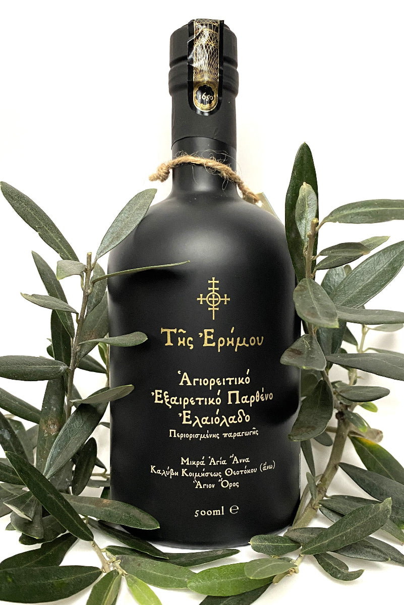 Extra natives Olivenöl 0,5 l – Skiti Mikra Agia Anna – Berg Athos