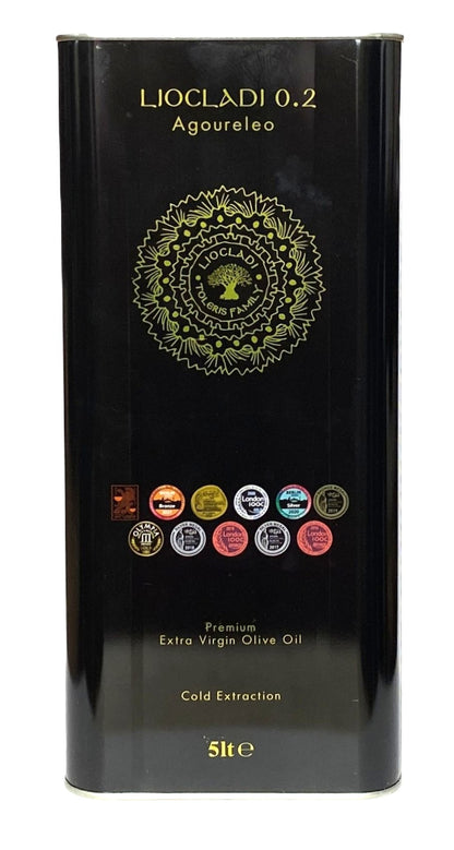 Agoureleo Premium Qualität, Ernte 2025, Kanister 5 l – Familienbetrieb Halkidiki