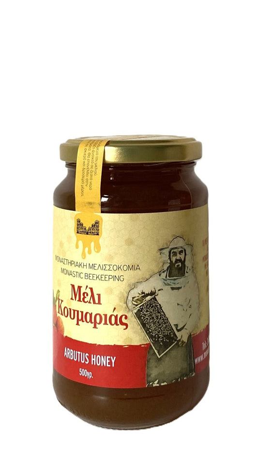 Honig Arbutus (Erdbeerbaum) 500 g – Kloster Augustinus in Efpalio
