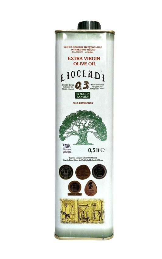 Natives Olivenöl extra Premium Qualität 0.3 Säuregehalt – Familienbetrieb Halkidiki 500 ml