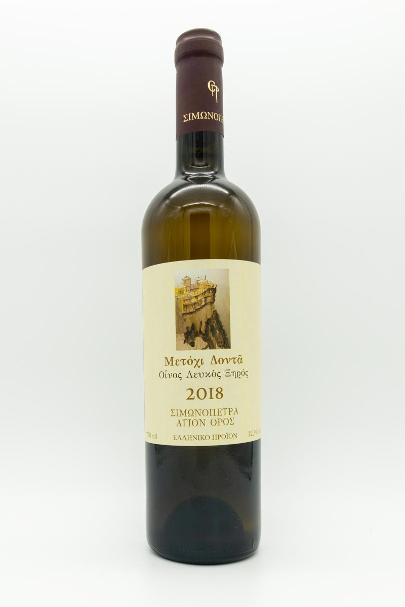 Weißwein trocken - Metochi Donta Kloster Simonopetra 750 ml