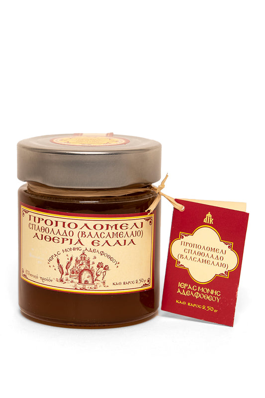 Kastanienhonig mit Bienenharz und ätherischen Ölen - Kloster in Peristera 250 g