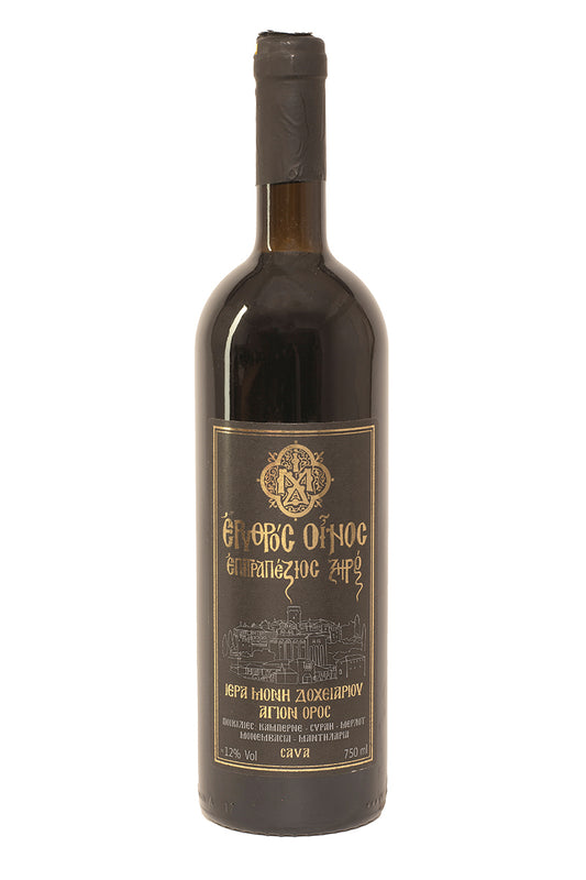 Rotwein trocken - Kloster Dochiariou 750 ml